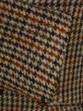 Vintage Brown / Green Houndstooth Harris Tweed Jacket 37L